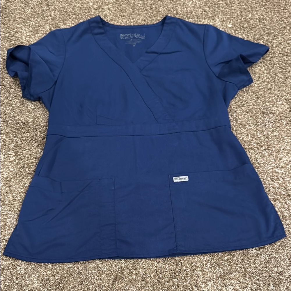 Greys anatomy Blue Women's scrub Top